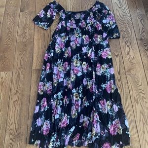 Floral maxi dress